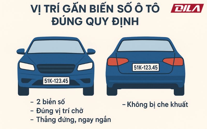 3 Quy Định Về Việc Dán Biển Số Xe Ô Tô Tránh Bị Phạt