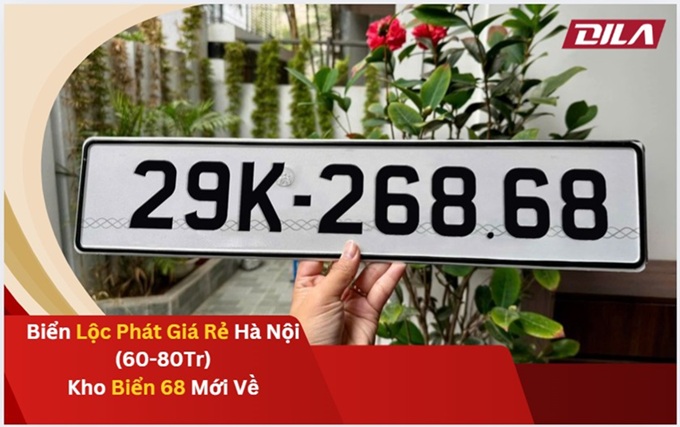 Biển Lộc Phát Giá Rẻ Hà Nội (60-80Tr) Kho Biển 68 Mới Về BienDila.com